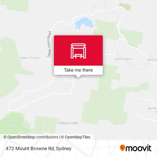 472 Mount Browne Rd map
