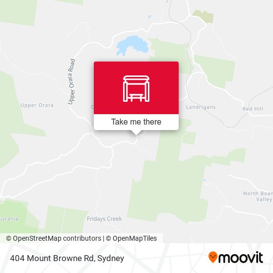 404 Mount Browne Rd map
