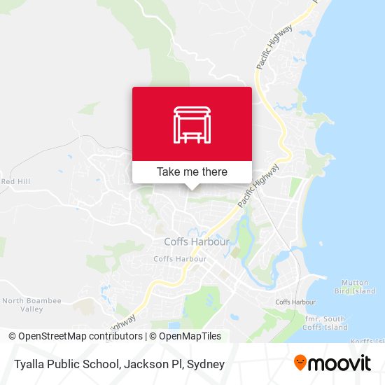 Tyalla Public School, Jackson Pl map
