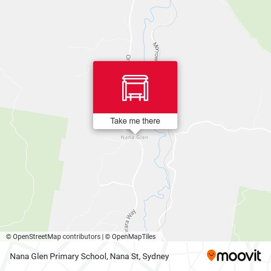 Nana Glen Primary School, Nana St map