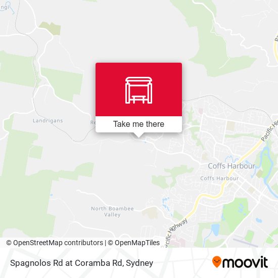 Spagnolos Rd at Coramba Rd map