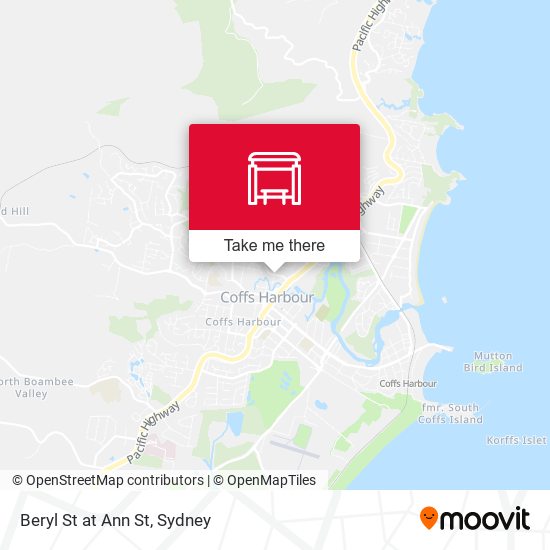 Beryl St at Ann St map