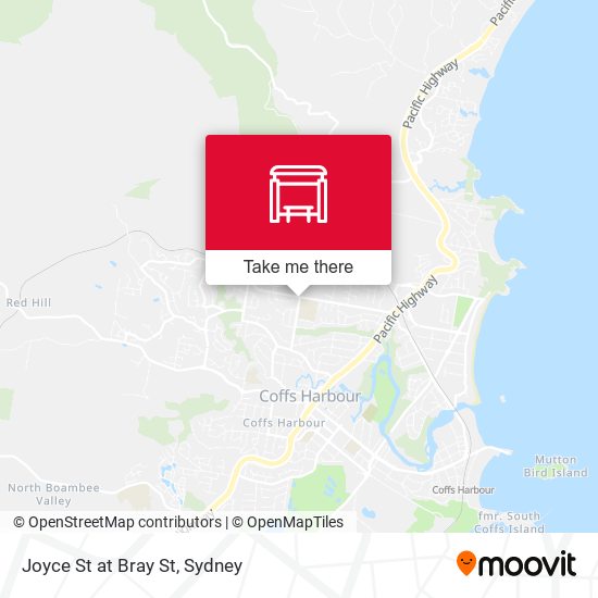 Joyce St at Bray St map