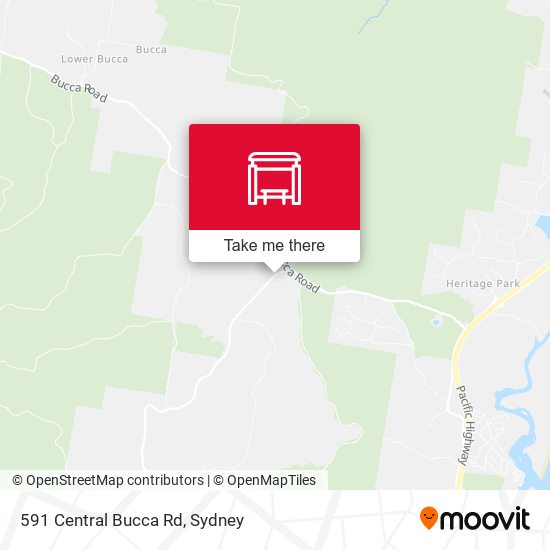 591 Central Bucca Rd map