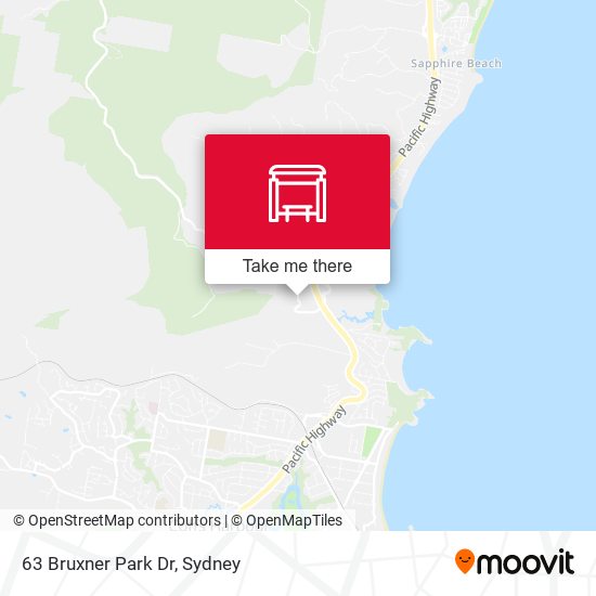63 Bruxner Park Dr map