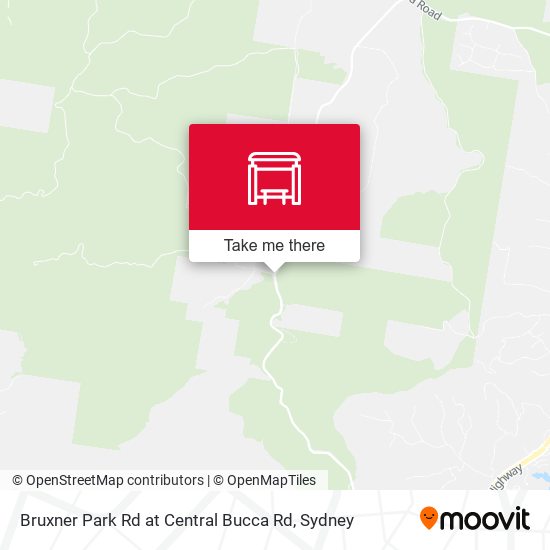 Bruxner Park Rd at Central Bucca Rd map