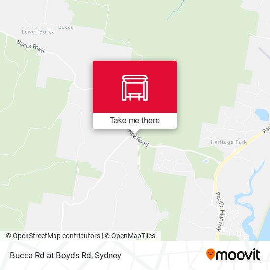Bucca Rd at Boyds Rd map