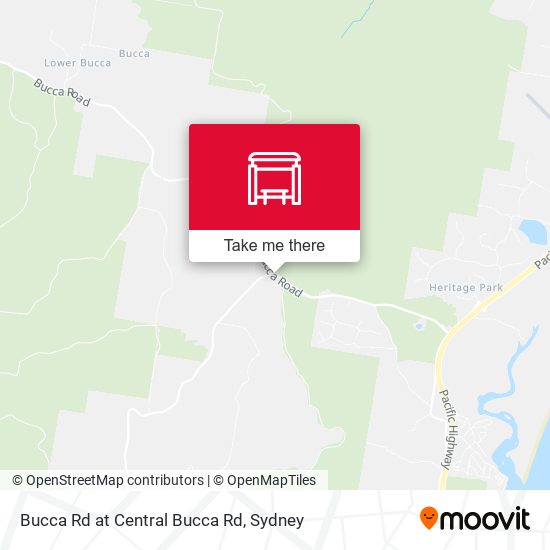 Bucca Rd at Central Bucca Rd map