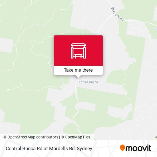 Central Bucca Rd at Mardells Rd map
