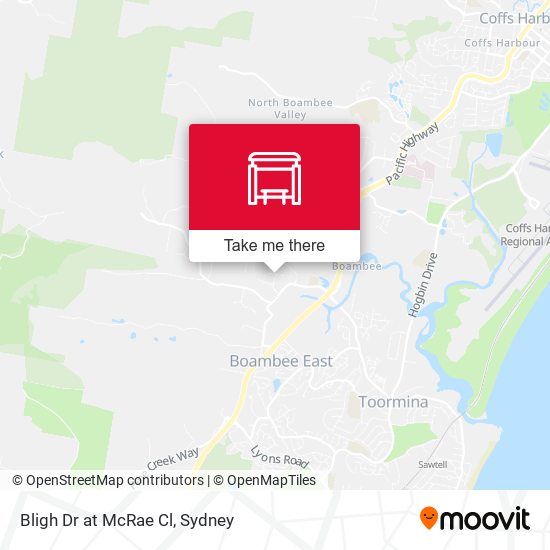 Bligh Dr at McRae Cl map