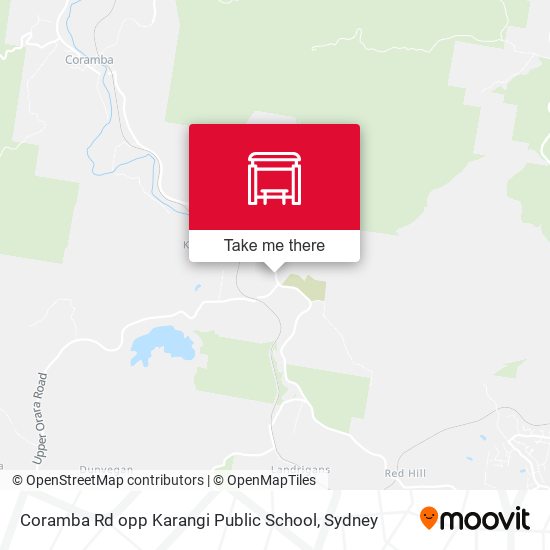 Coramba Rd opp Karangi Public School map
