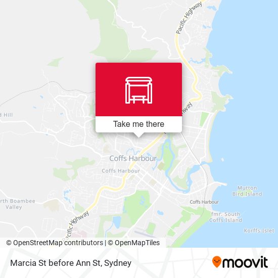 Marcia St before Ann St map
