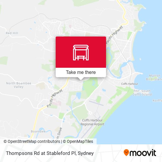 Thompsons Rd at Stableford Pl map
