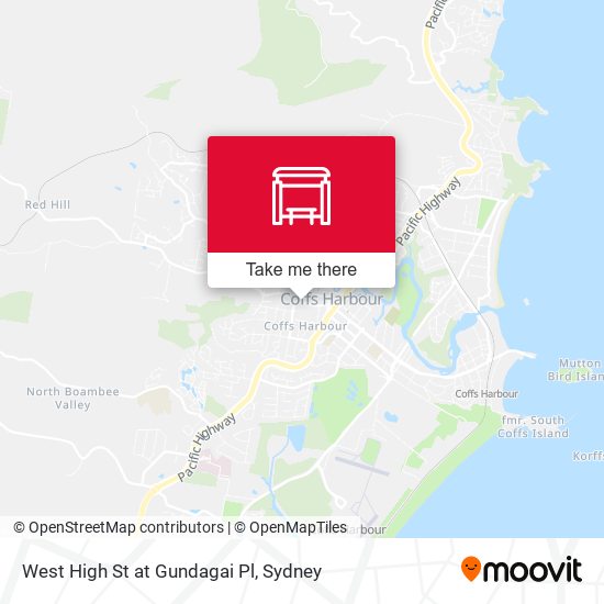 West High St at Gundagai Pl map