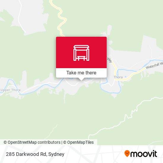 285 Darkwood Rd map