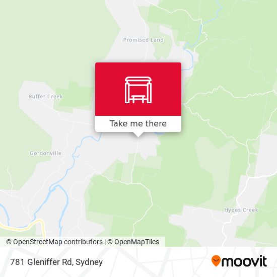 781 Gleniffer Rd map