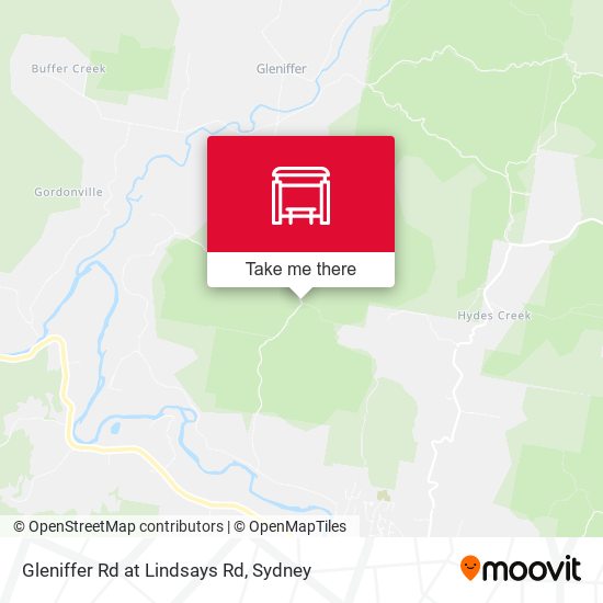 Gleniffer Rd at Lindsays Rd map