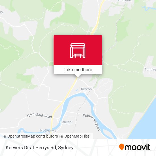 Keevers Dr at Perrys Rd map