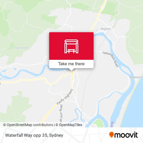 Waterfall Way opp 35 map