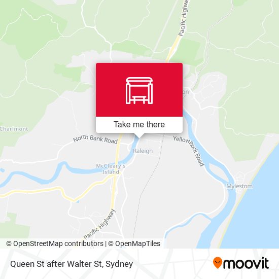 Queen St after Walter St map