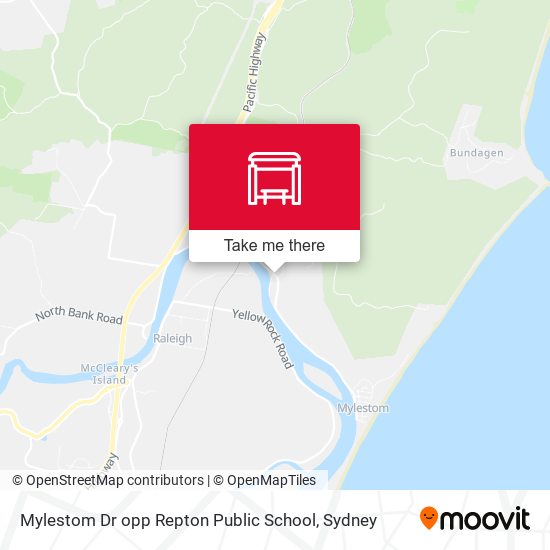 Mylestom Dr opp Repton Public School map