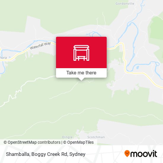 Shamballa, Boggy Creek Rd map