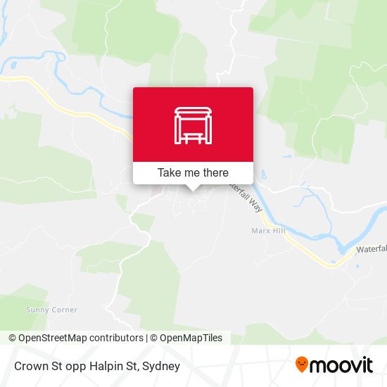 Crown St opp Halpin St map