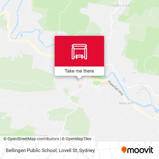 Bellingen Public School, Lovell St map