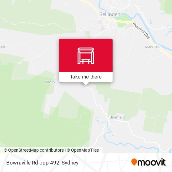 Bowraville Rd opp 492 map