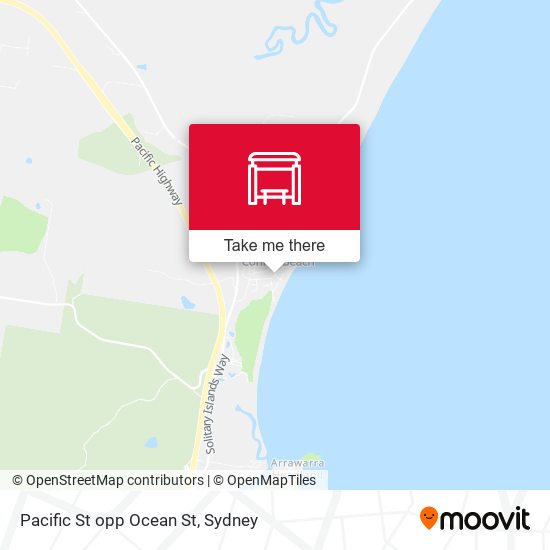 Pacific St opp Ocean St map