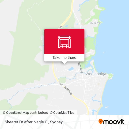Shearer Dr after Nagle Cl map