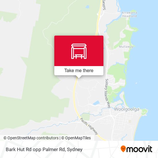 Bark Hut Rd opp Palmer Rd map