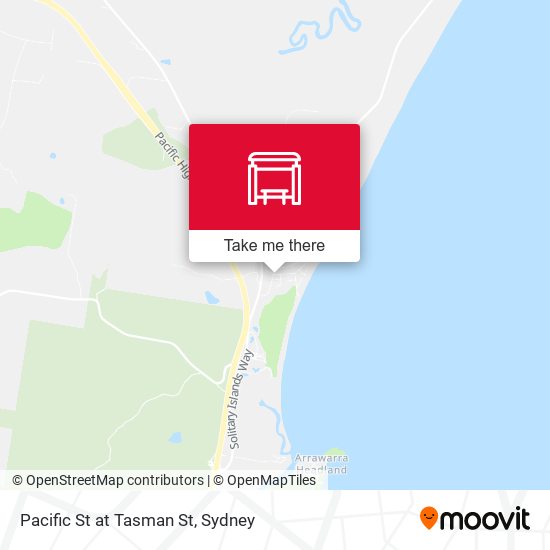 Pacific St at Tasman St map