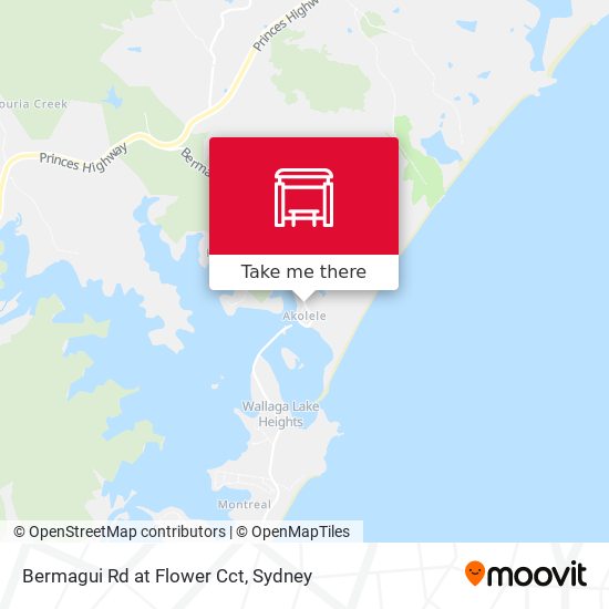 Bermagui Rd at Flower Cct map