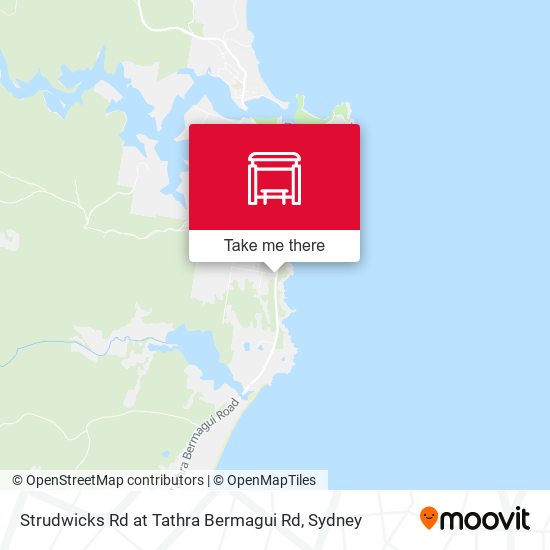Strudwicks Rd at Tathra Bermagui Rd map