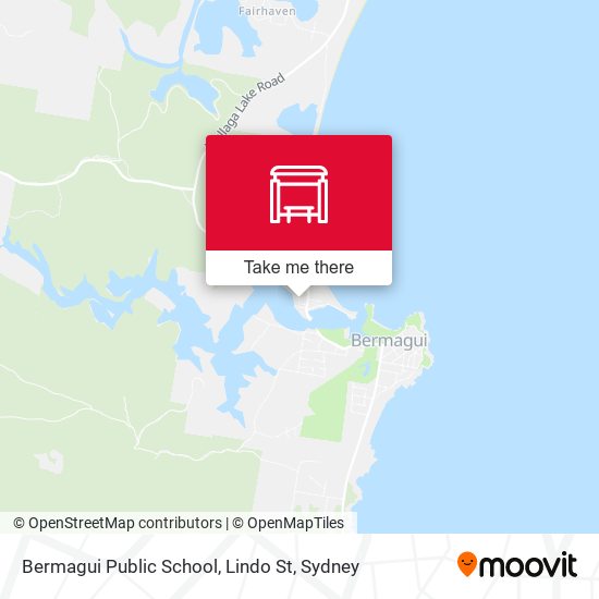 Bermagui Public School, Lindo St map