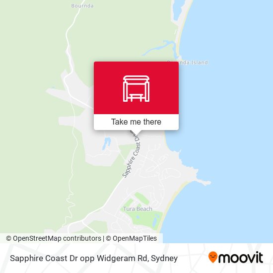 Sapphire Coast Dr opp Widgeram Rd map