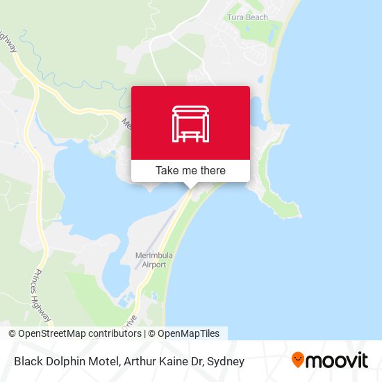 Black Dolphin Motel, Arthur Kaine Dr map