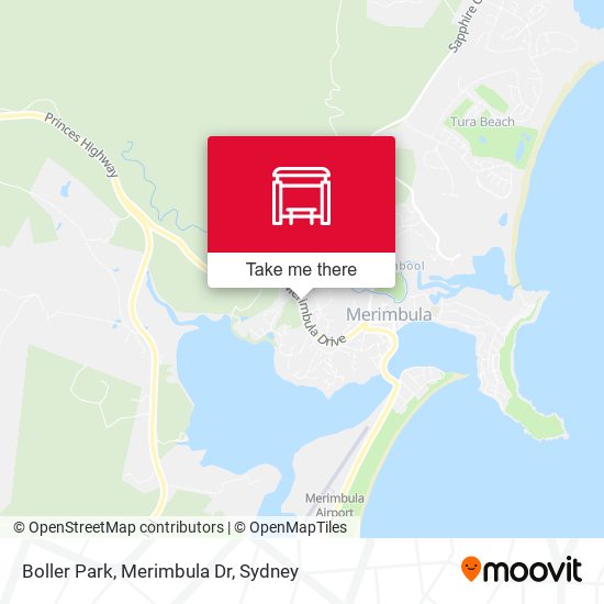 Boller Park, Merimbula Dr map