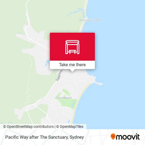 Pacific Way after The Sanctuary map