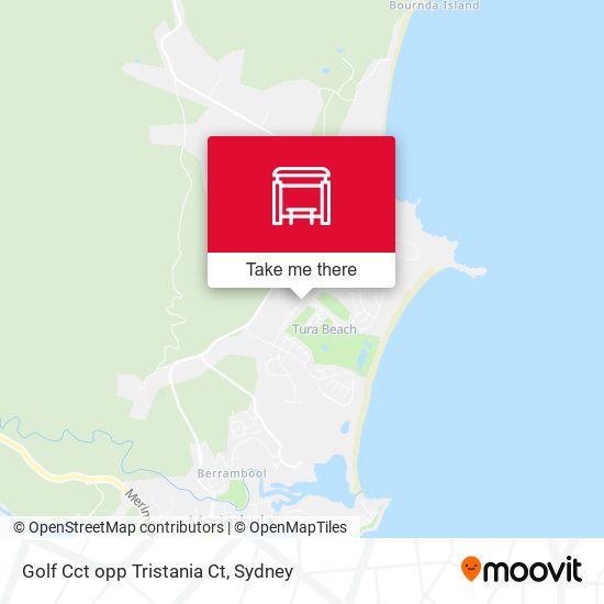 Golf Cct opp Tristania Ct map