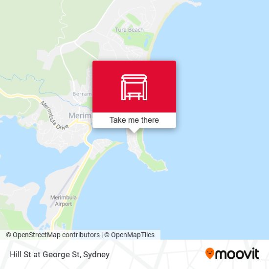 Hill St at George St map