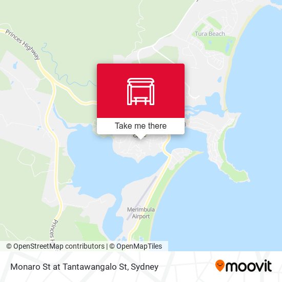 Monaro St at Tantawangalo St map