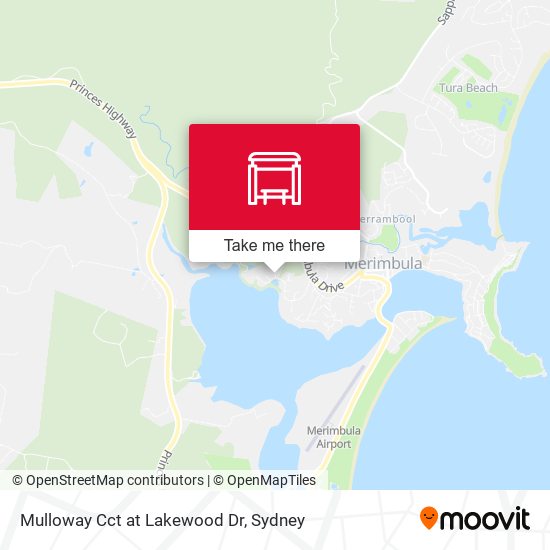 Mulloway Cct at Lakewood Dr map