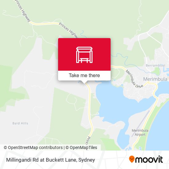 Millingandi Rd at Buckett Lane map