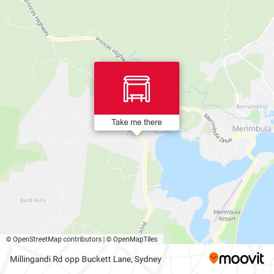 Millingandi Rd opp Buckett Lane map