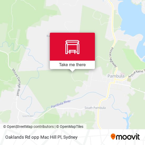 Oaklands Rd opp Mac Hill Pl map