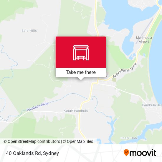 40 Oaklands Rd map
