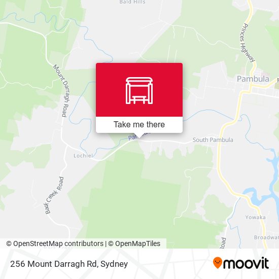 256 Mount Darragh Rd map