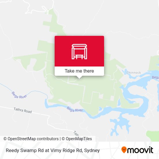 Reedy Swamp Rd at Vimy Ridge Rd map